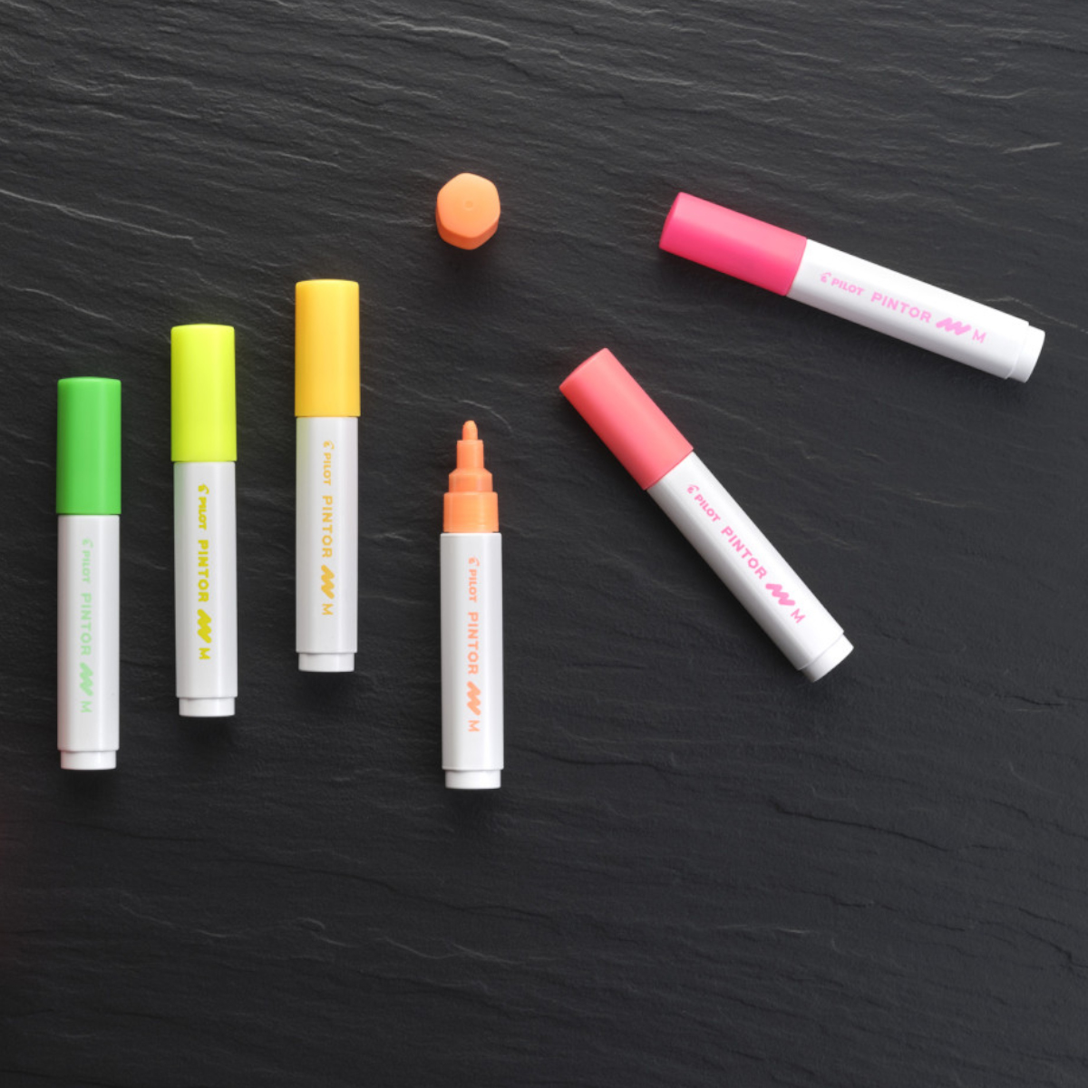 Pilot "Pigmentmarker Pintor 6er Set Medium" (1,4mm) Neon