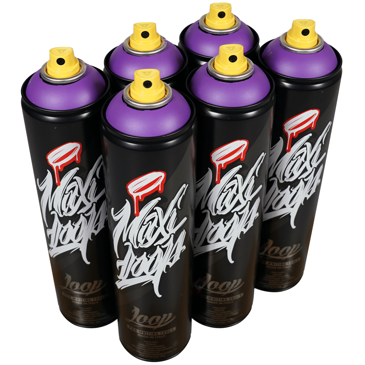 Loop Paint "Maxi One Color Sixpack - Moss LP-443" (6x600ml)