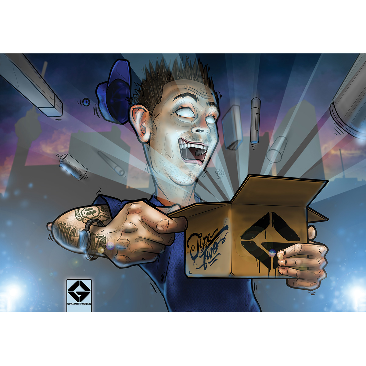 Graffitibox Poster "Magic Box by SizeTwo" - DIN A1