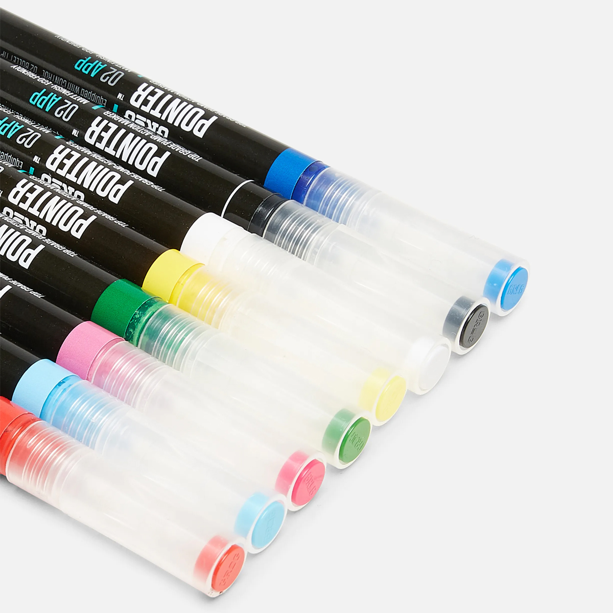 Grog "Pointer 02 APP" Tutti Frutti 8er Marker Set (2mm)