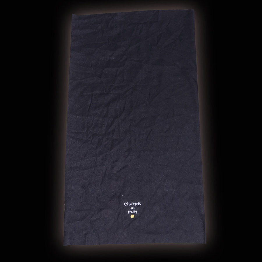 WASNTME_CRIME_SCARF_03 WASNTME "Crime Scarf" Black