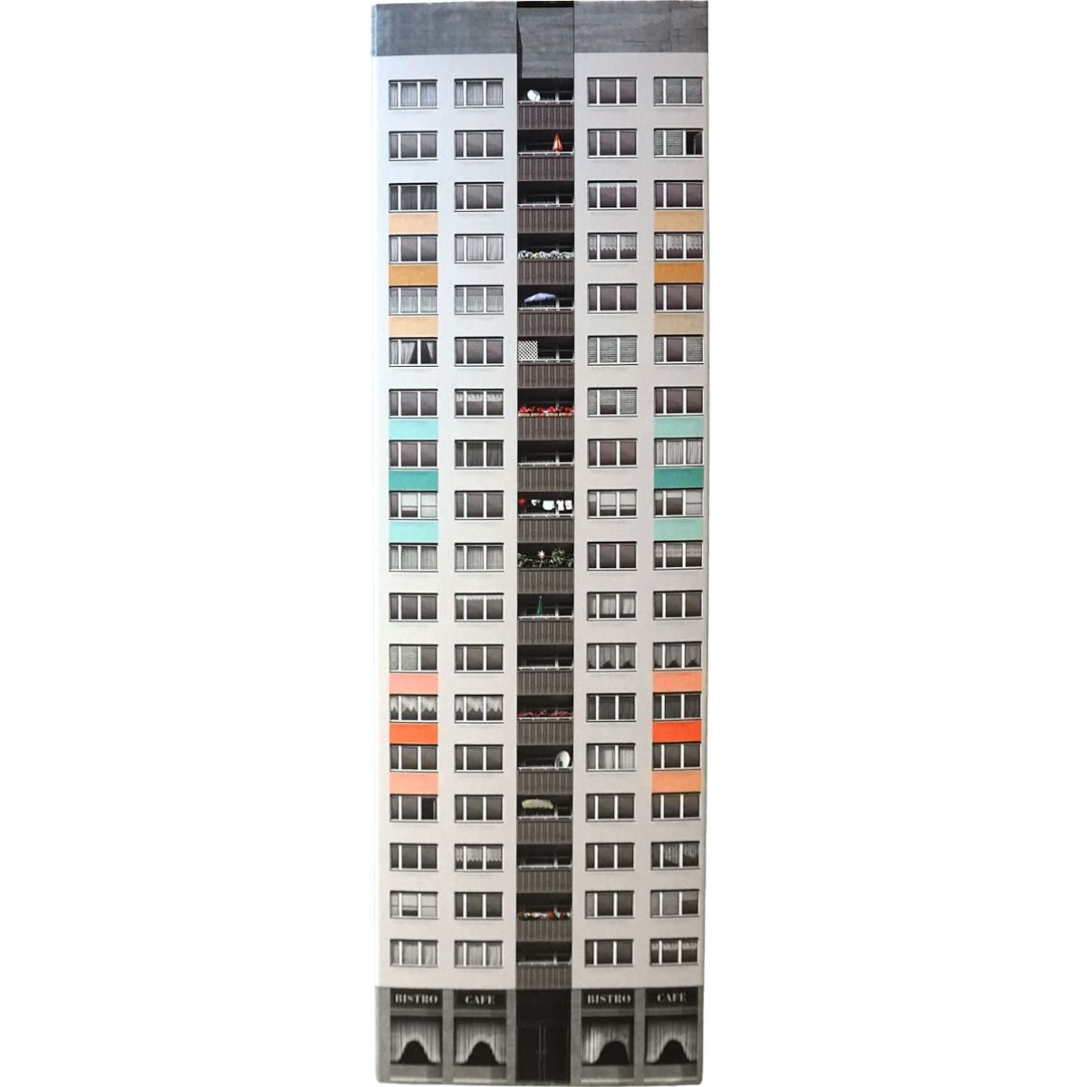 Notizblock "Paper Scraper Plattenbau Berlin" (2500 Zettel)