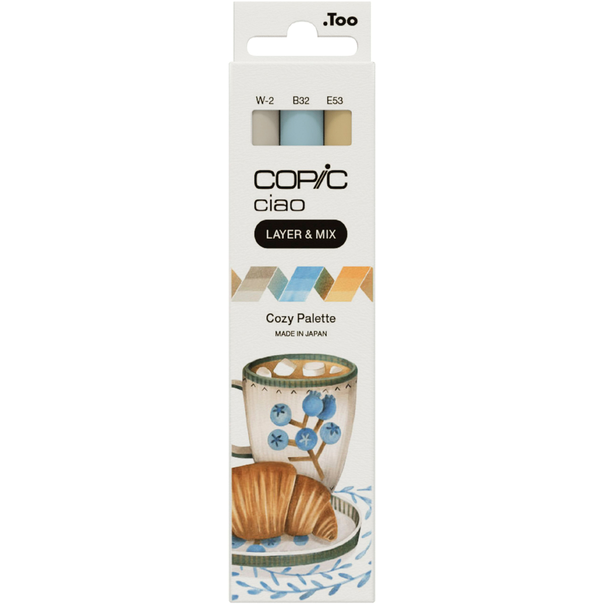Copic "Ciao Cozy Palette 3er Set" (1,0mm + 6,0mm)