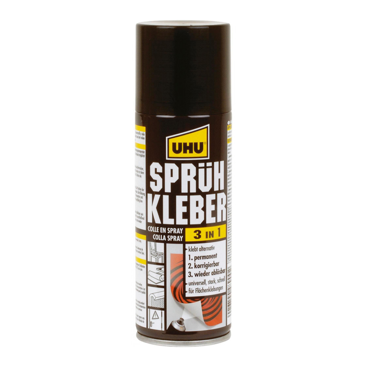 Uhu "Sprühkleber Permanent 3 in 1" (200ml)