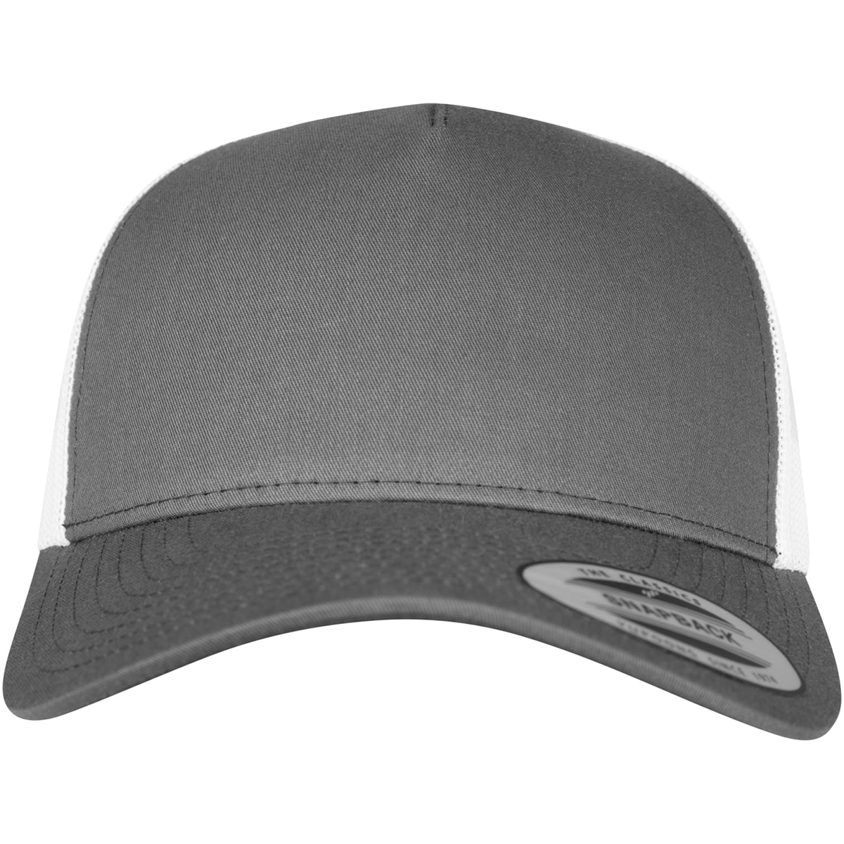 Flexfit "5-Panel Retro Trucker 2-Tone Cap" - Charcoal/White