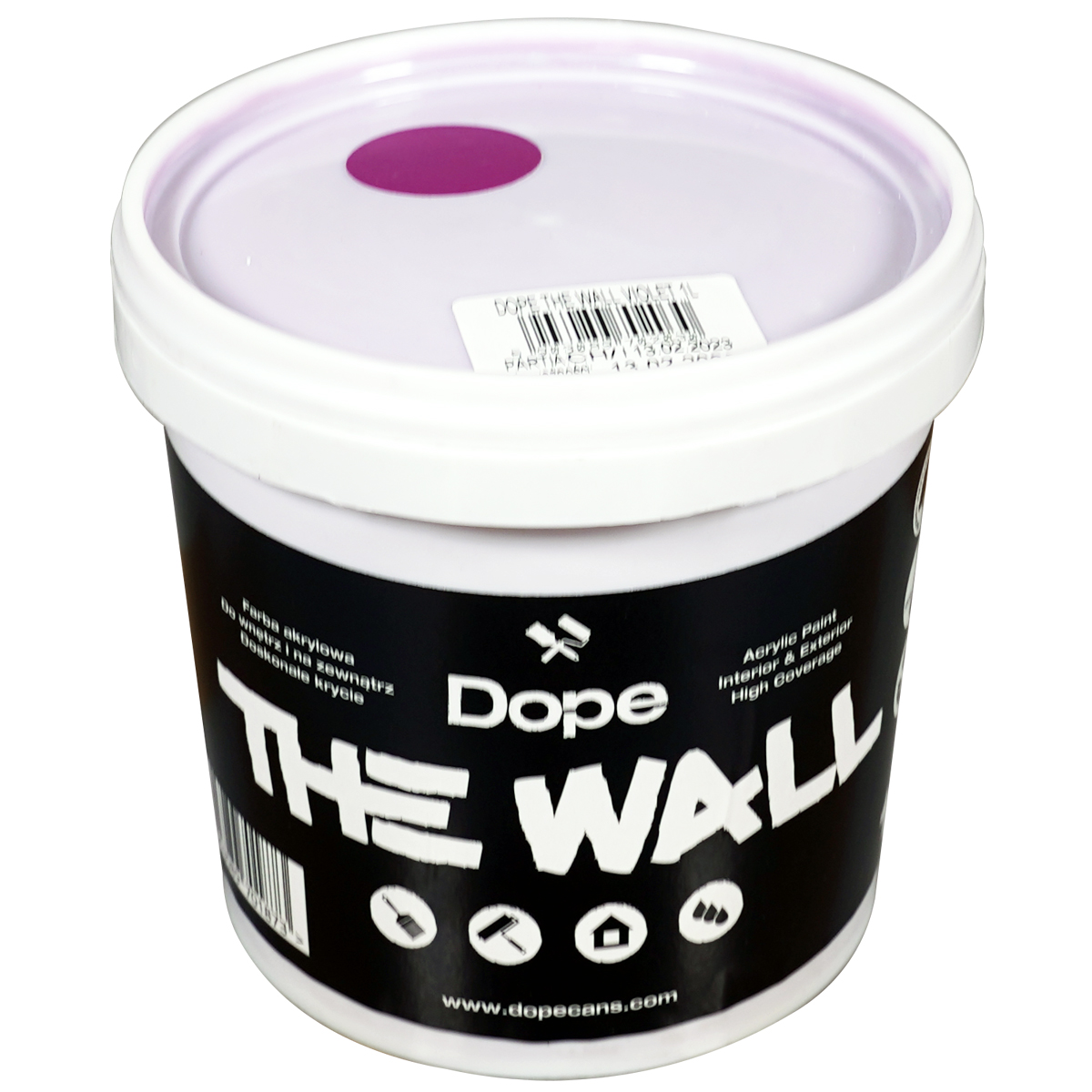Dope Acryl Premium Wandfarbe "The Wall 1L" Purple