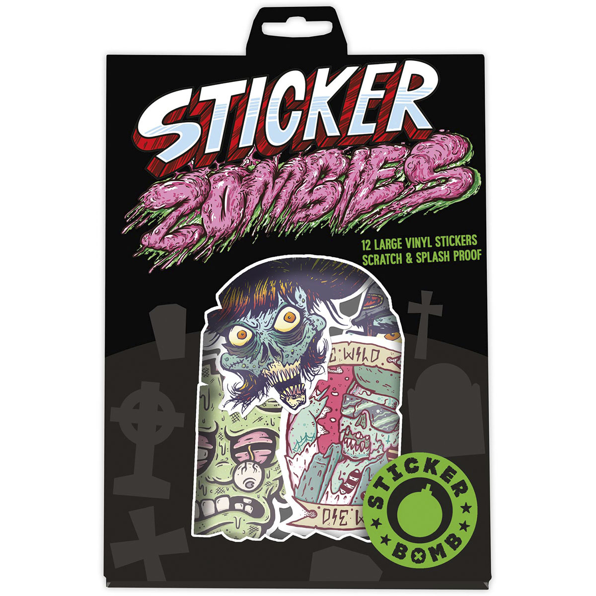 Sticker Bomb "Zombies 12er Stickerpack"