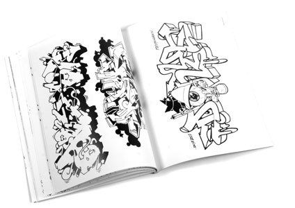 coloringbook3 Ausmalbuch "Graffiti Coloring Book #1"