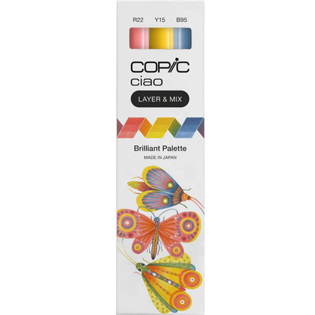 Copic "Ciao Brilliant Palette 3er Set" (1,0mm + 6,0mm)