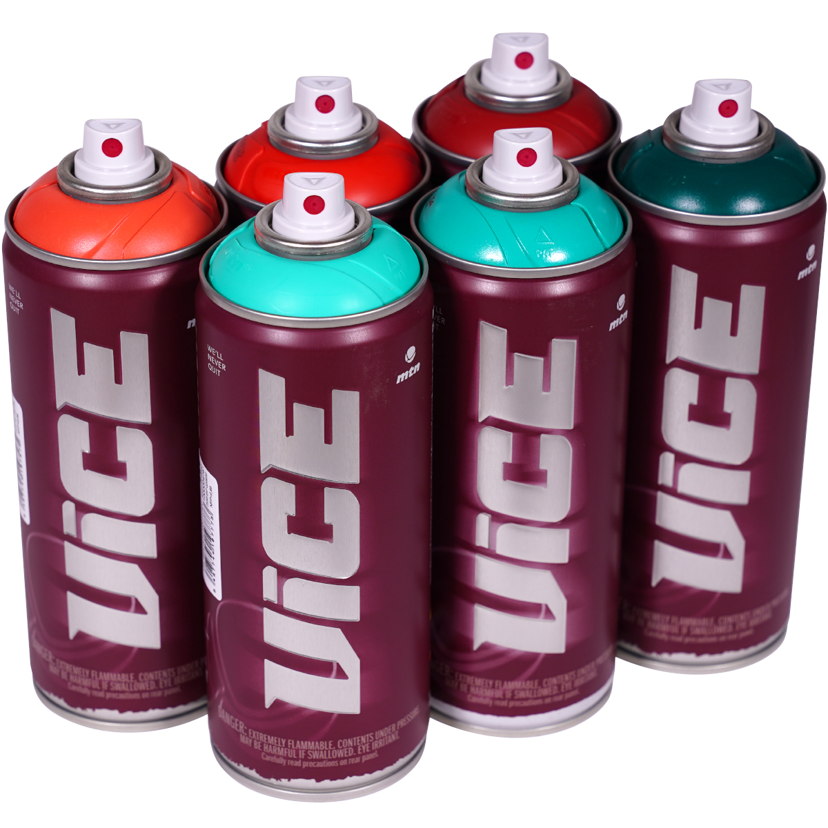 MTN "Vice" Sixpack Burning Ocean Tones (6x400ml)