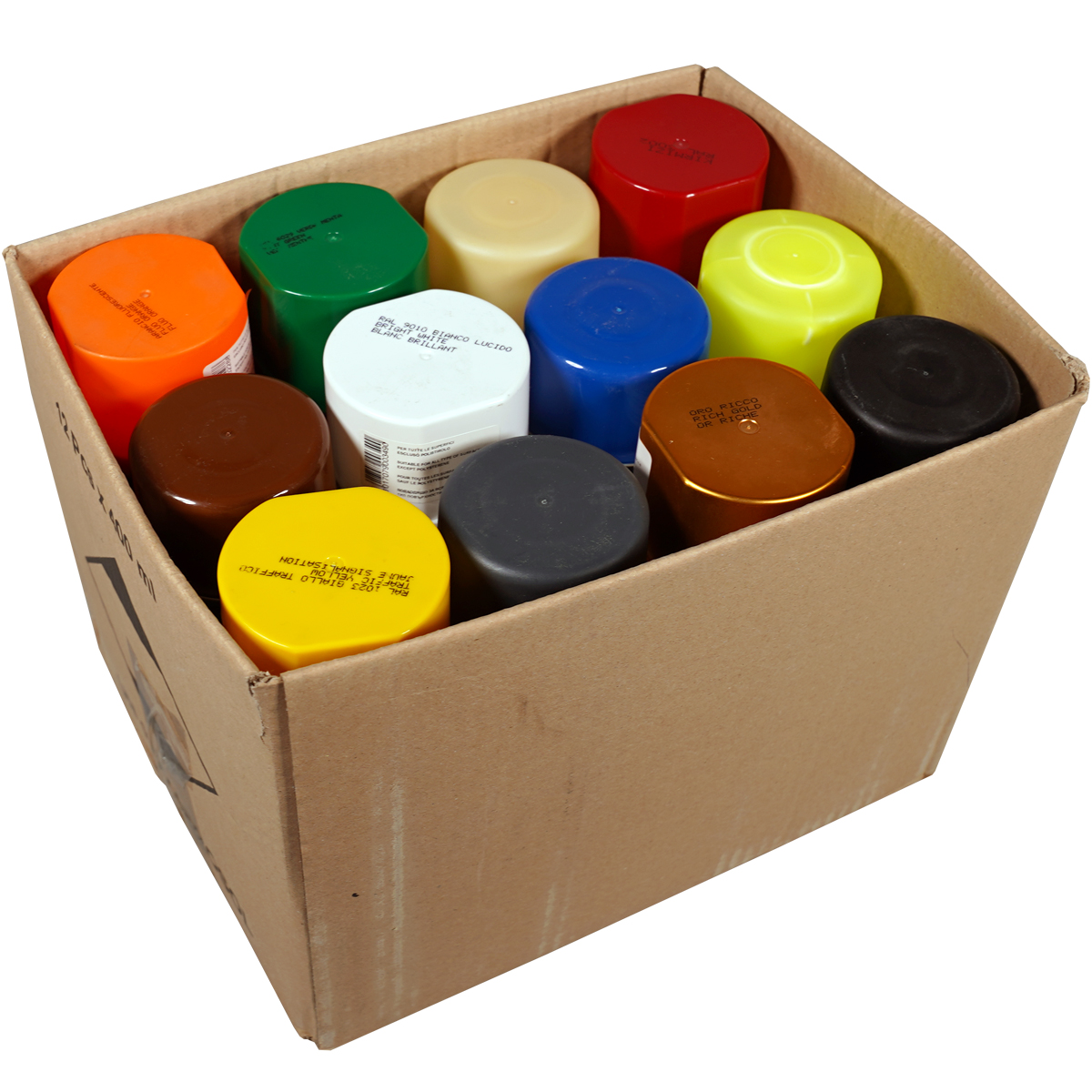 "Trash Can Double Sixpack" - zufällige Farben (12x400ml)