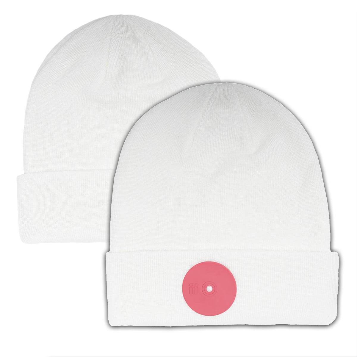 Mr. Serious "Fat Cap Series - Pink Fat Cap Beanie" White/Pink