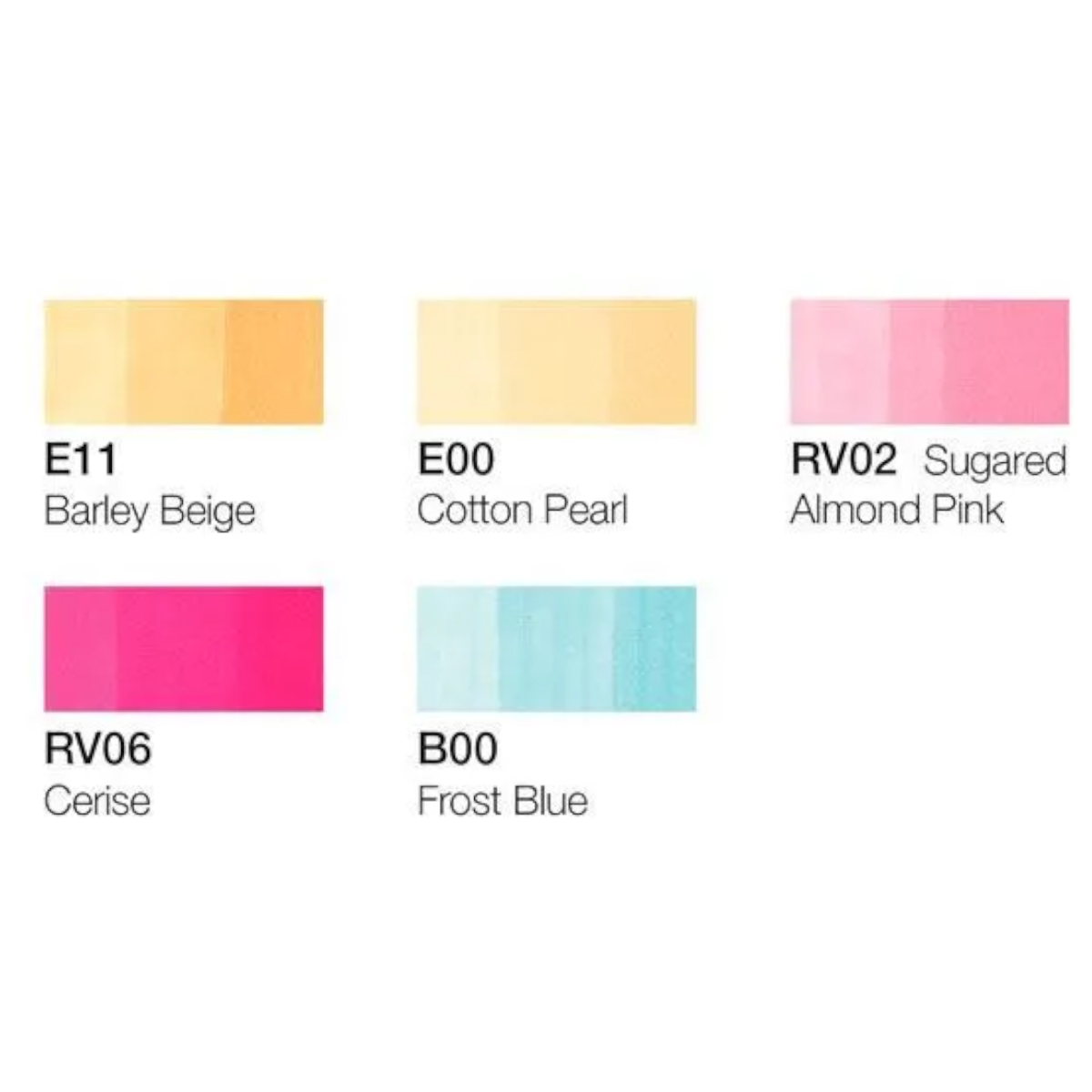 Copic "Ciao 5+1 Manga 6er Set #7" Layoutmarker (1,0mm + 6,0mm)