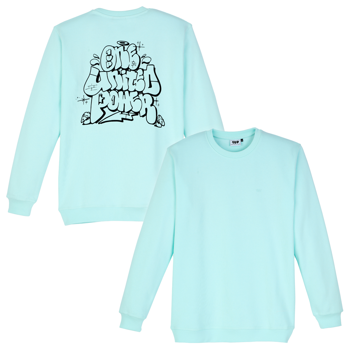 1UP Sweatshirt "United" Blue Light