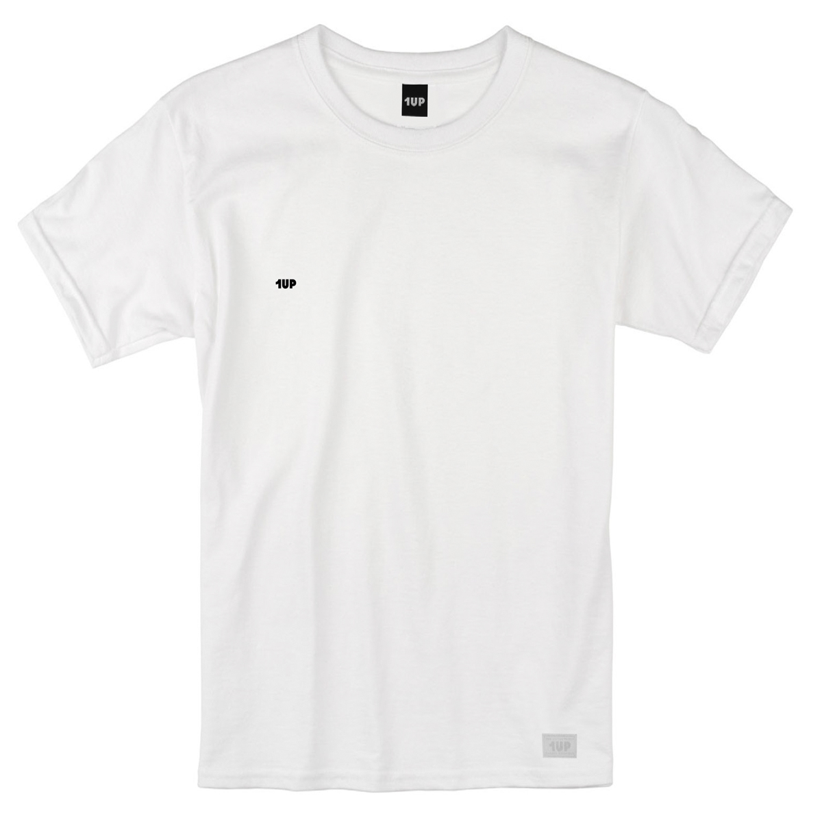 1up_t-shirt_badnews_white_0