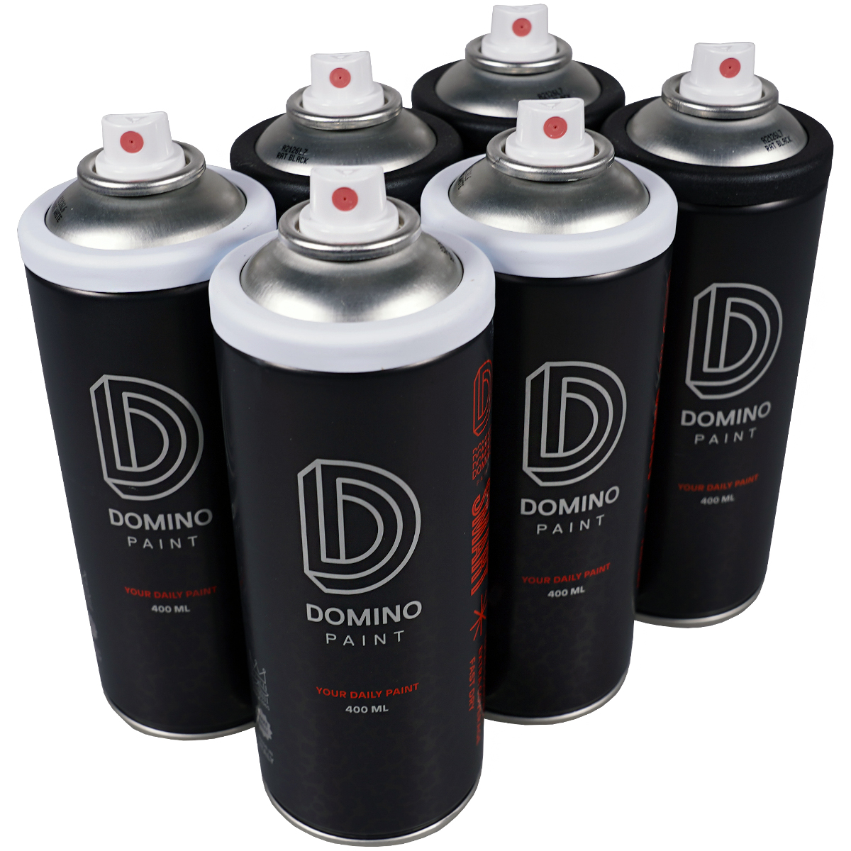 Domino "Smart" Sixpack Black-White (6x400ml)