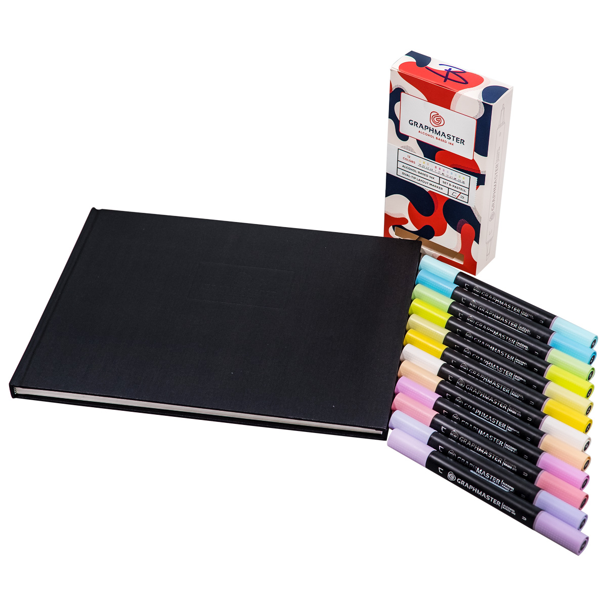 Graphmaster "Twin 12er Set B inkl. A4 Blackbook"