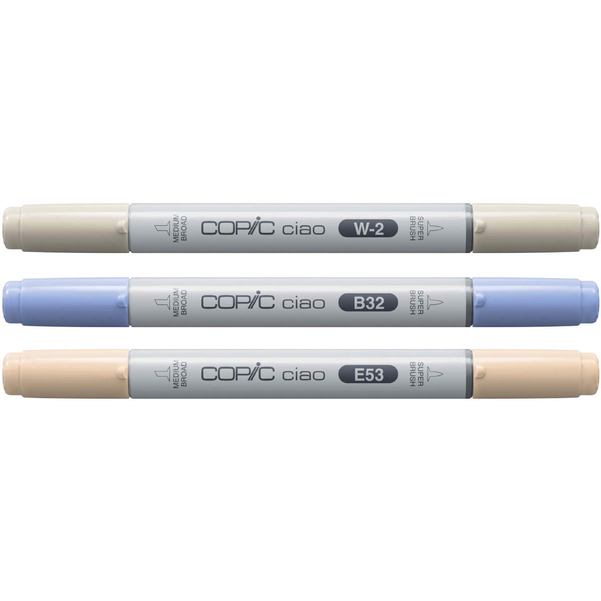 Copic "Ciao Cozy Palette 3er Set" (1,0mm + 6,0mm)