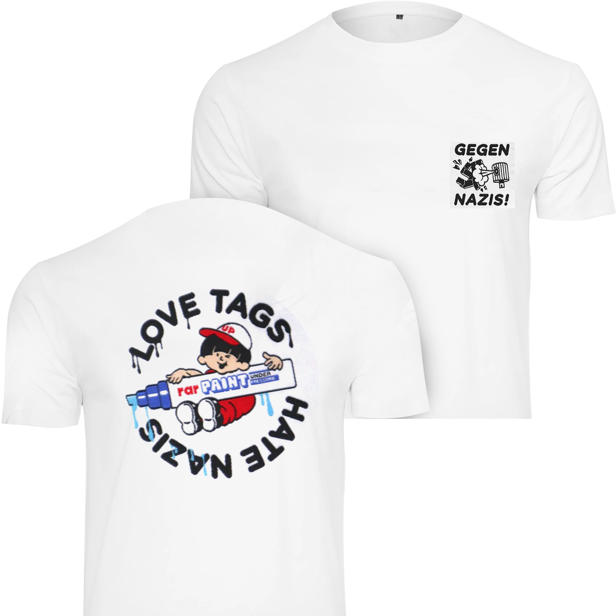Underpressure T-Shirt "Love Tags" White