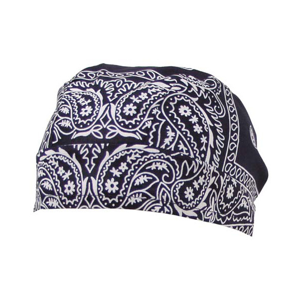 "Headwrap" Navy/White