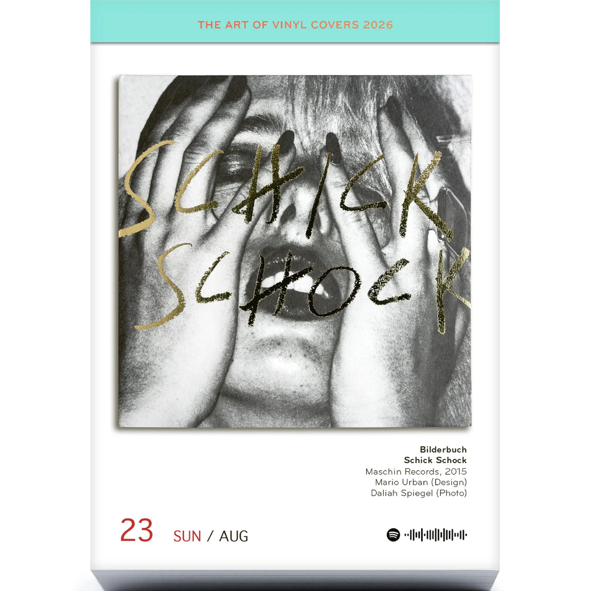 Kalender "The Art of Vinyl Covers 2026"