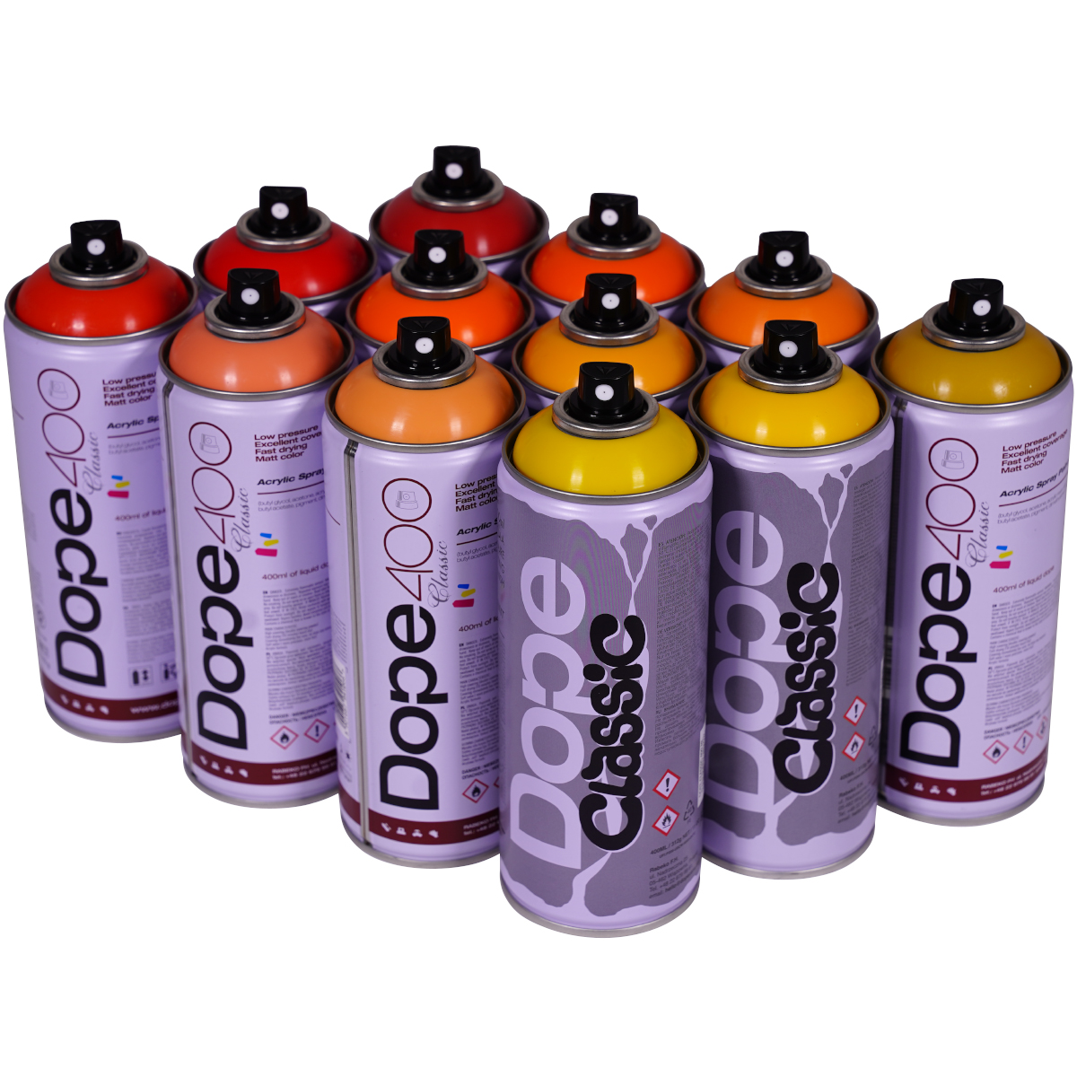 Dope "Classic Paint 12er Paint Box Firecracker" (12x400ml)