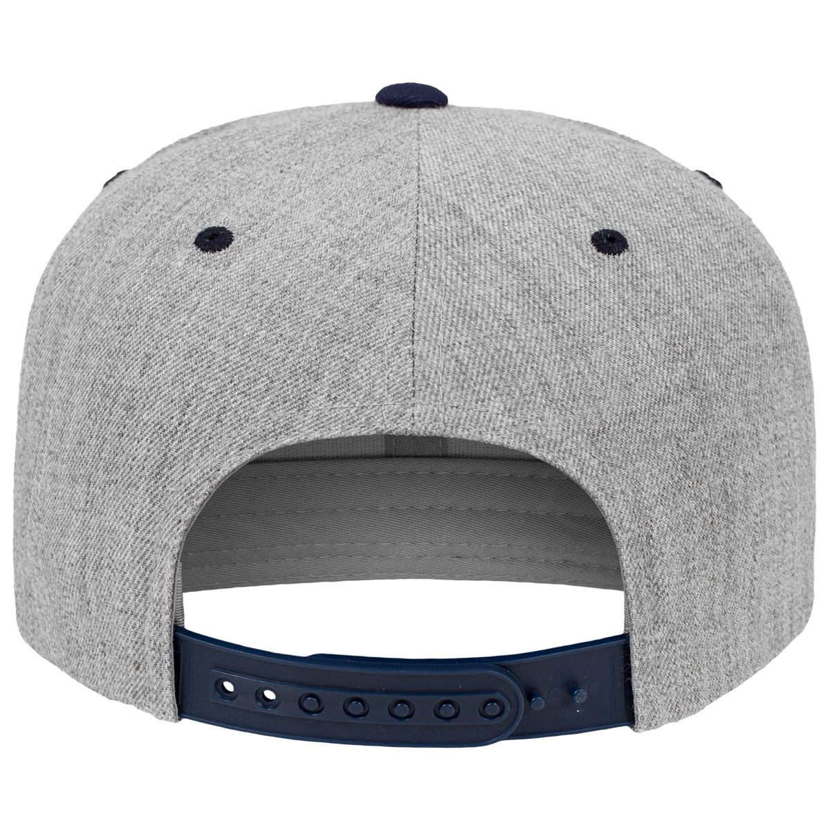 Flexfit "Classic Snapback 2-Tone" - Heather/Navy