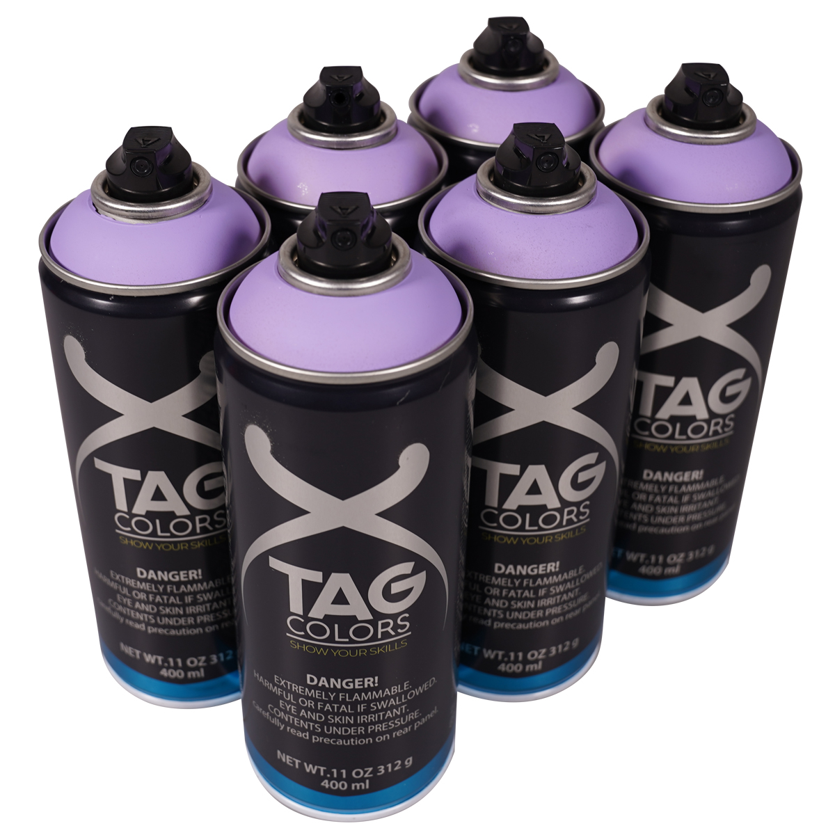 TAG Colors "Show Your Skills - Thanos Violet Sixpack" (6x400ml)