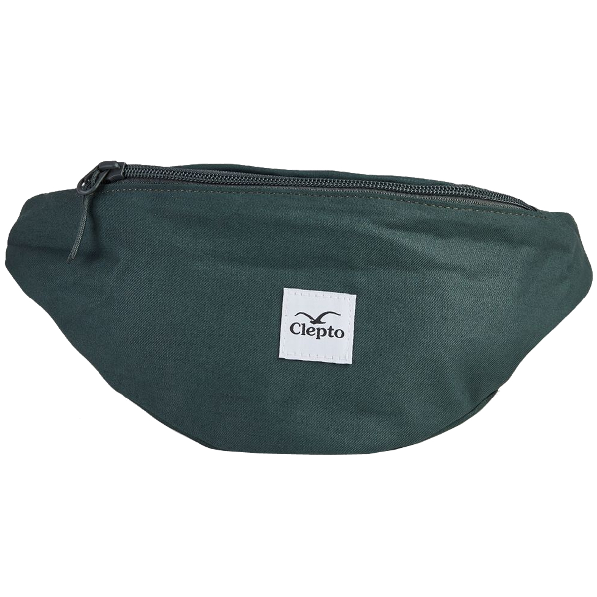 Cleptomanicx Hip Bag "C.I. Patch" Scarab Green