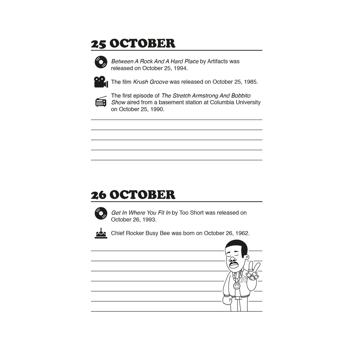 Buch "Hip Hop Journal: A Daily Planner"