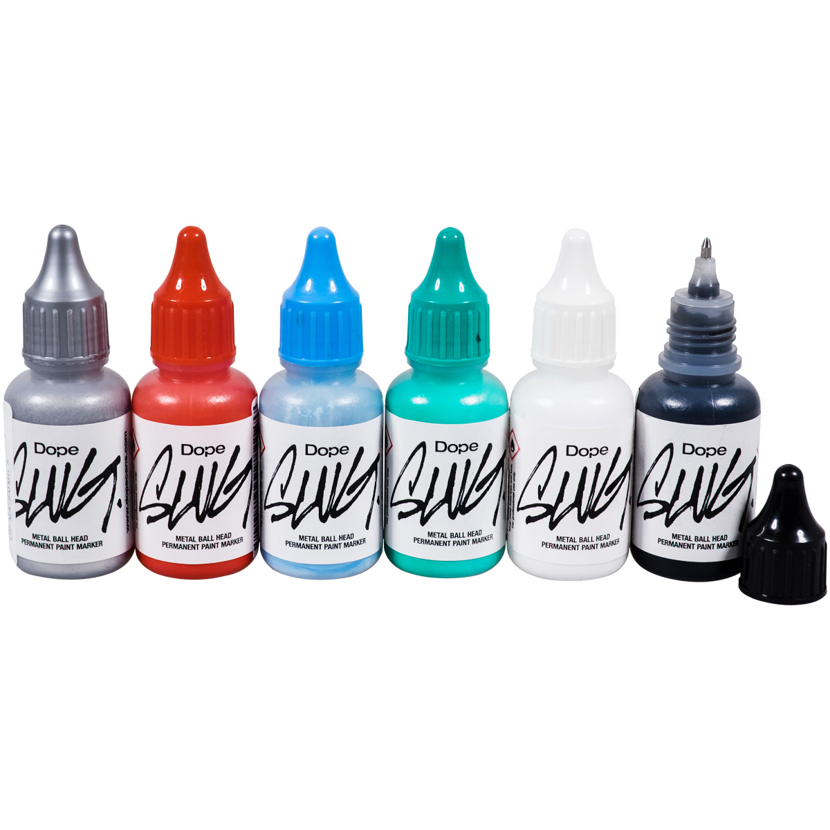 Dope "Slug Mini Metal Head 6er Set" (1-2mm)