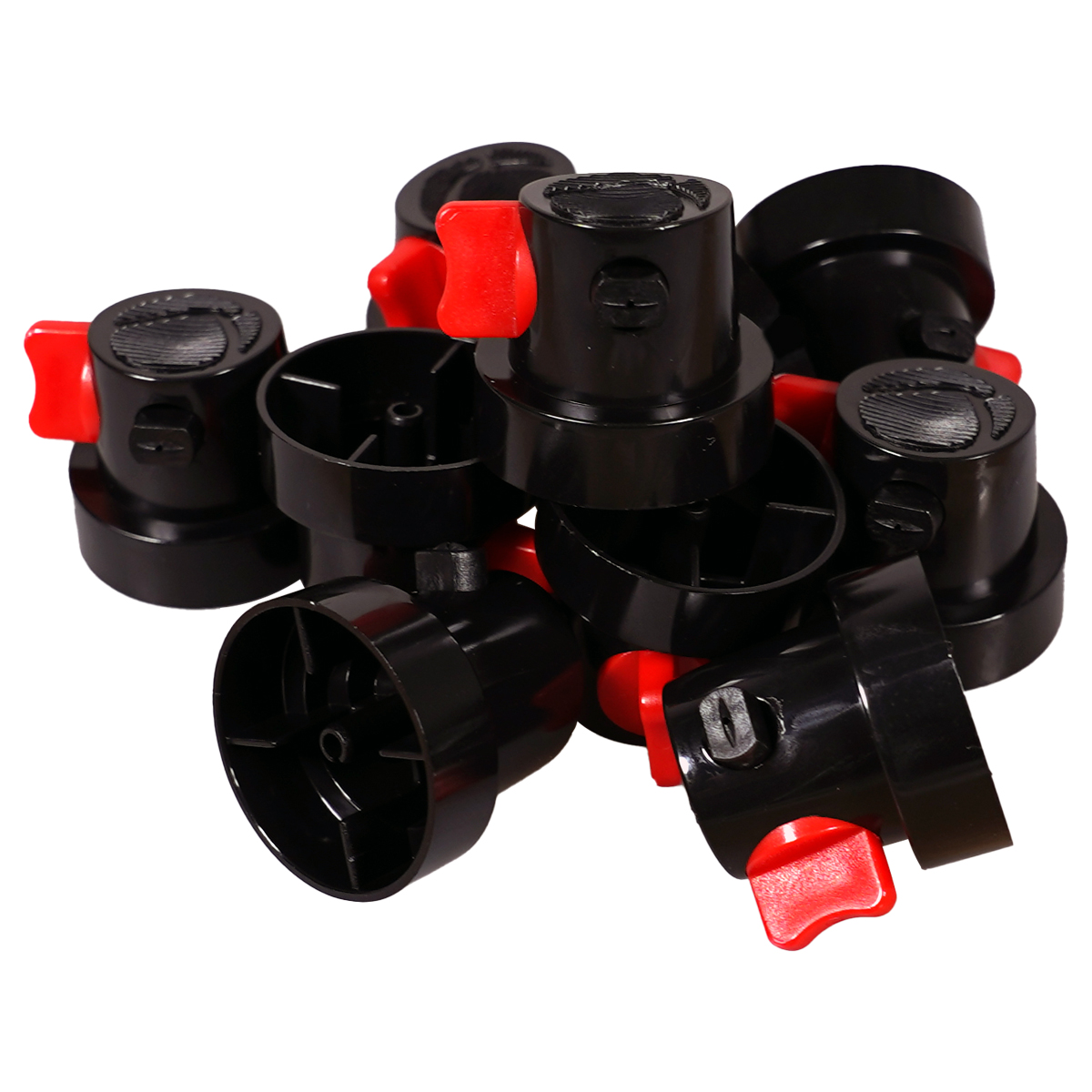 "Variator Cap 10er Set " Black/Red