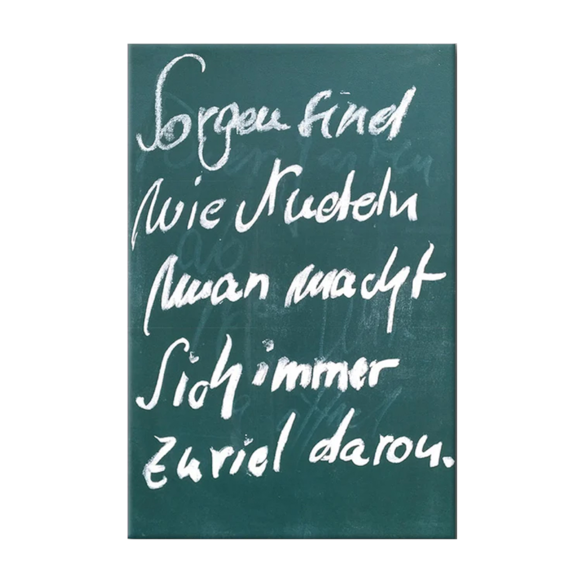 Kühlschrankmagnet "Notes Of Berlin - Sorgen sind wie Nudeln" (80x54mm)