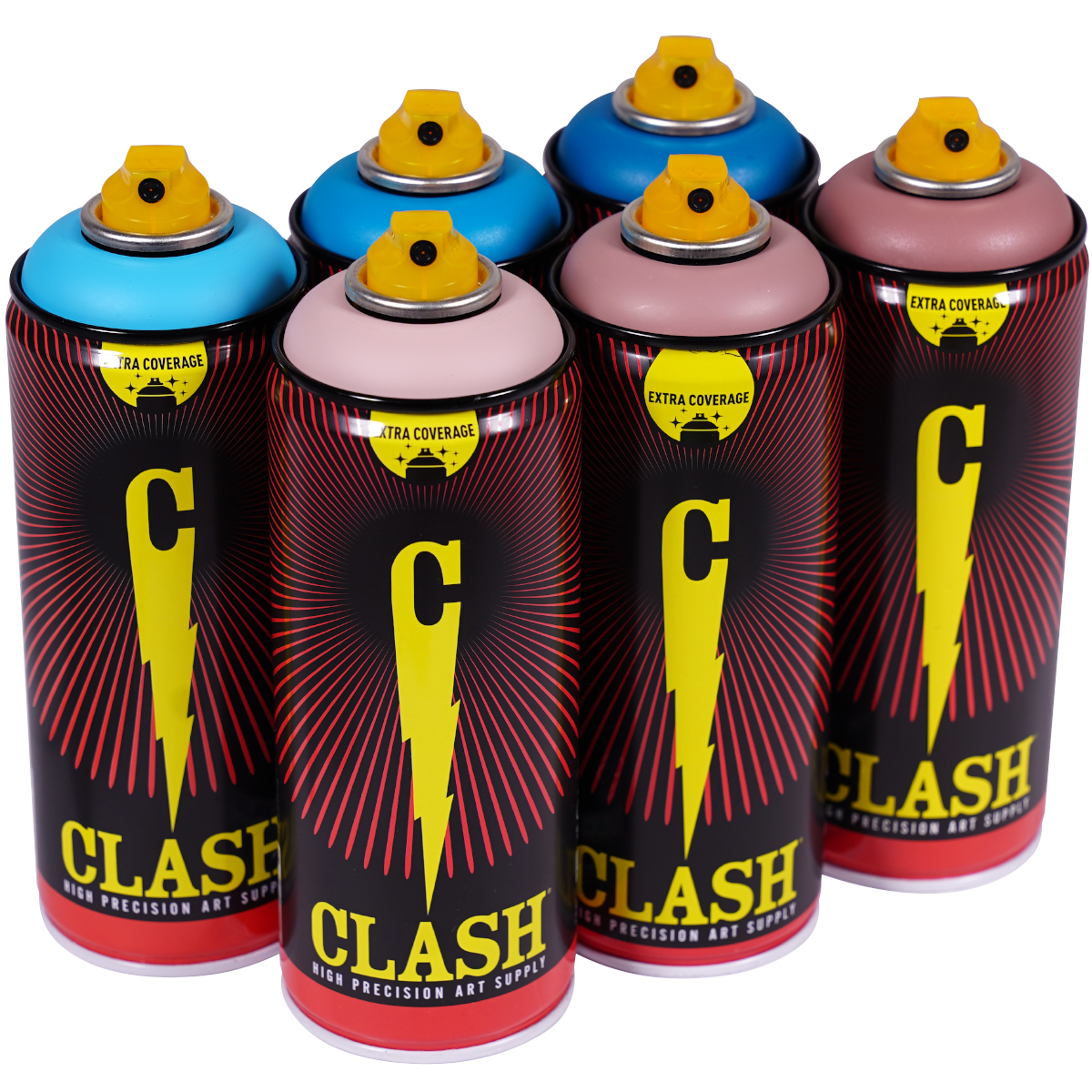 Clash "Paint Multi Color Sixpack Canal Tones" (6x400ml)