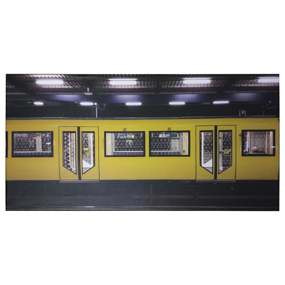 Fotodruck Leinwand "U-Bahn" (30x60cm)