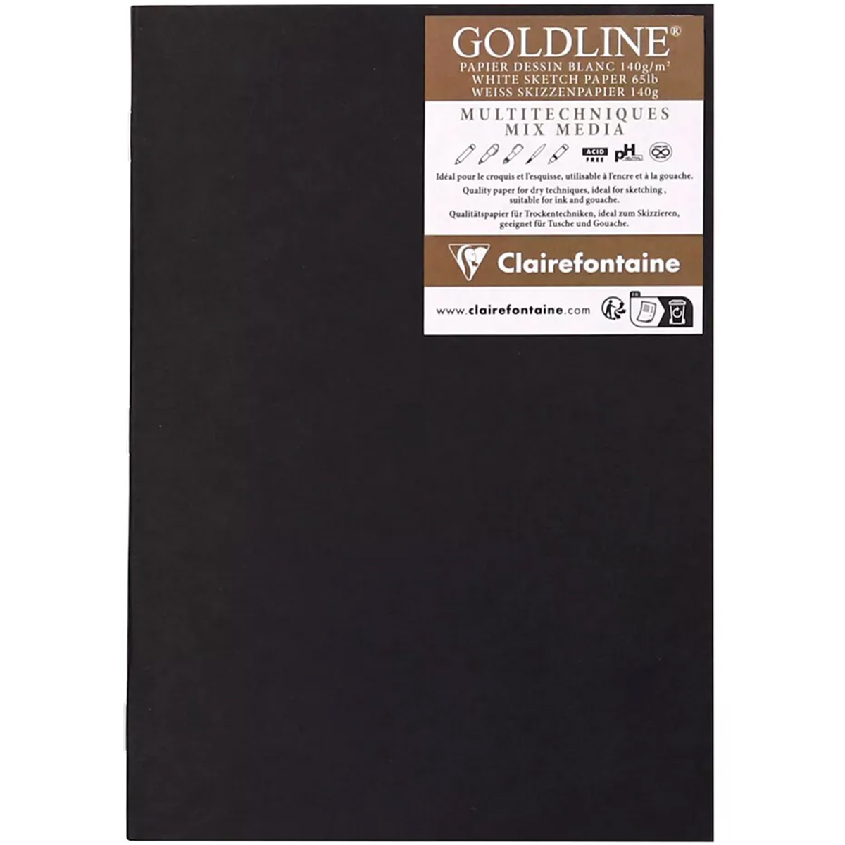 Clairefontaine Skizzenheft "Goldline" A4