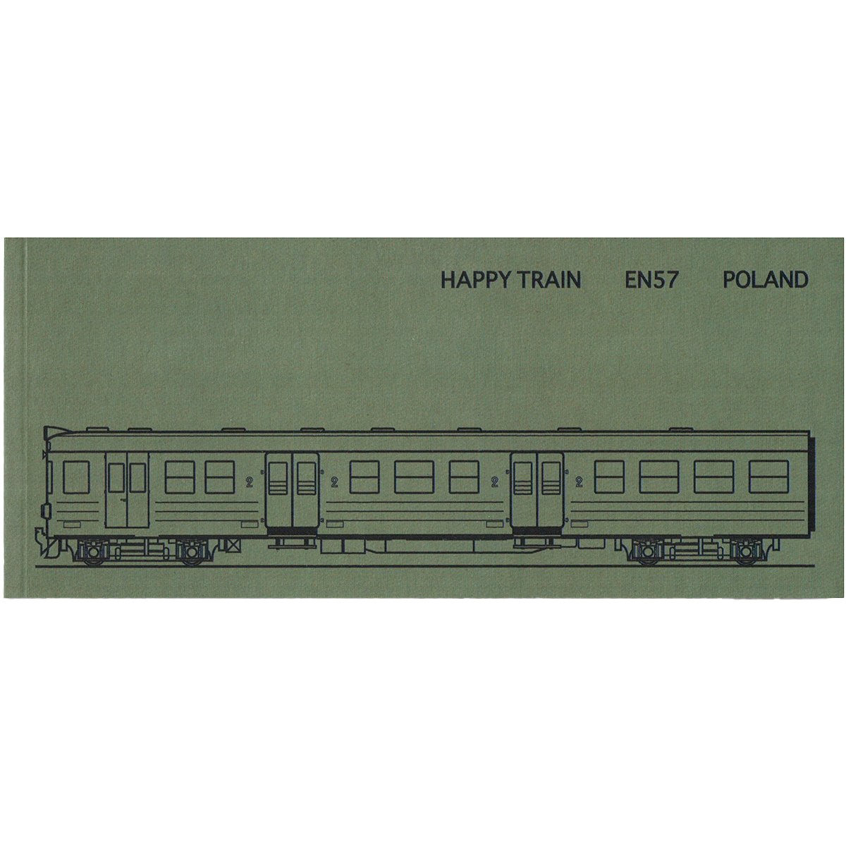 Blackbook "Happy Train EN57" Zugvorlage (210x90mm)