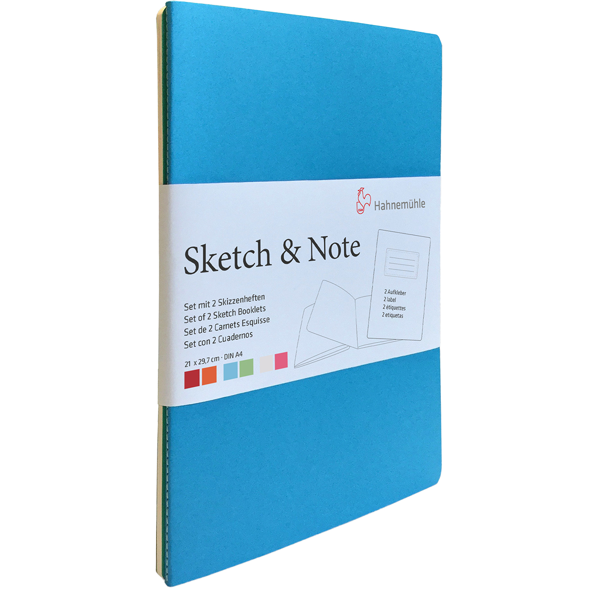Hahnemühle "Sketch & Note Blue Bundle" A4 Hochformat 125g/m²