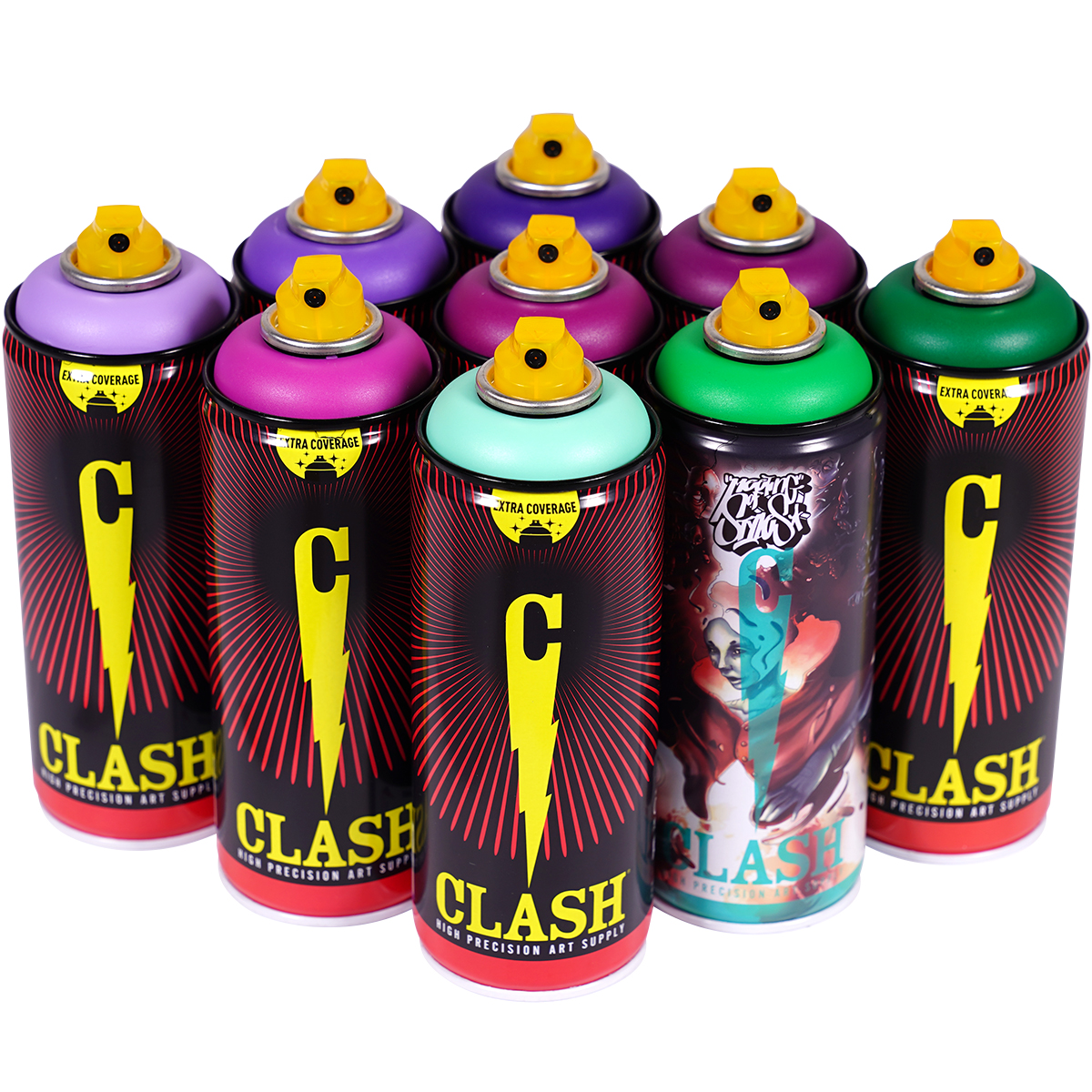 Clash "9er Paint Box Trashy Nine Tones" (9x400ml)