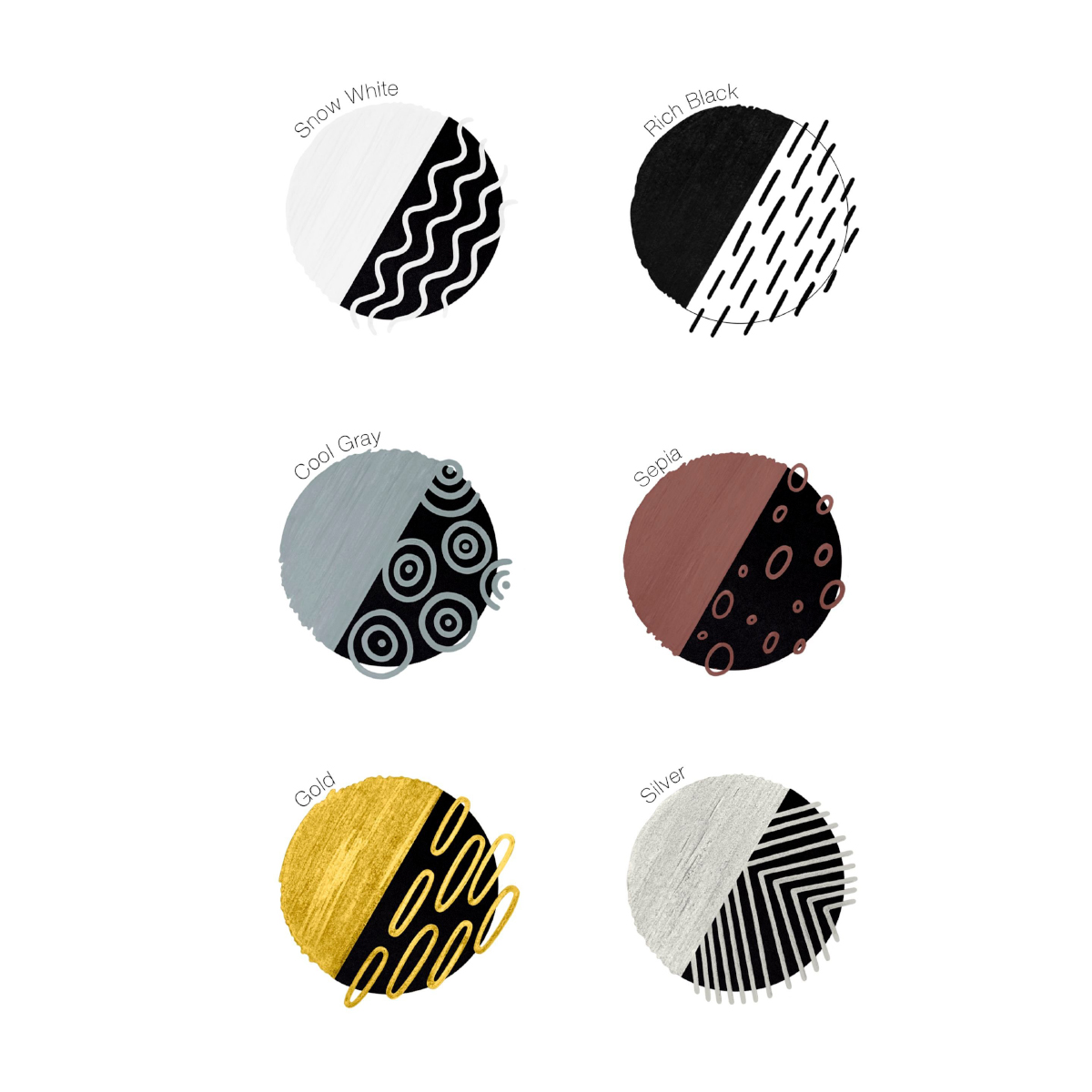 Copic "acrea Essentials 6er Set" Acrylmarker (0,8mm)