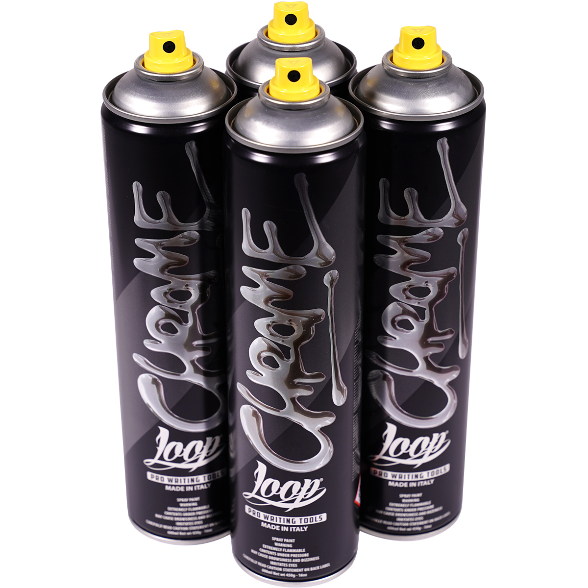 Loop Paint "Maxi - Chrome 4er Box" (4x600ml)