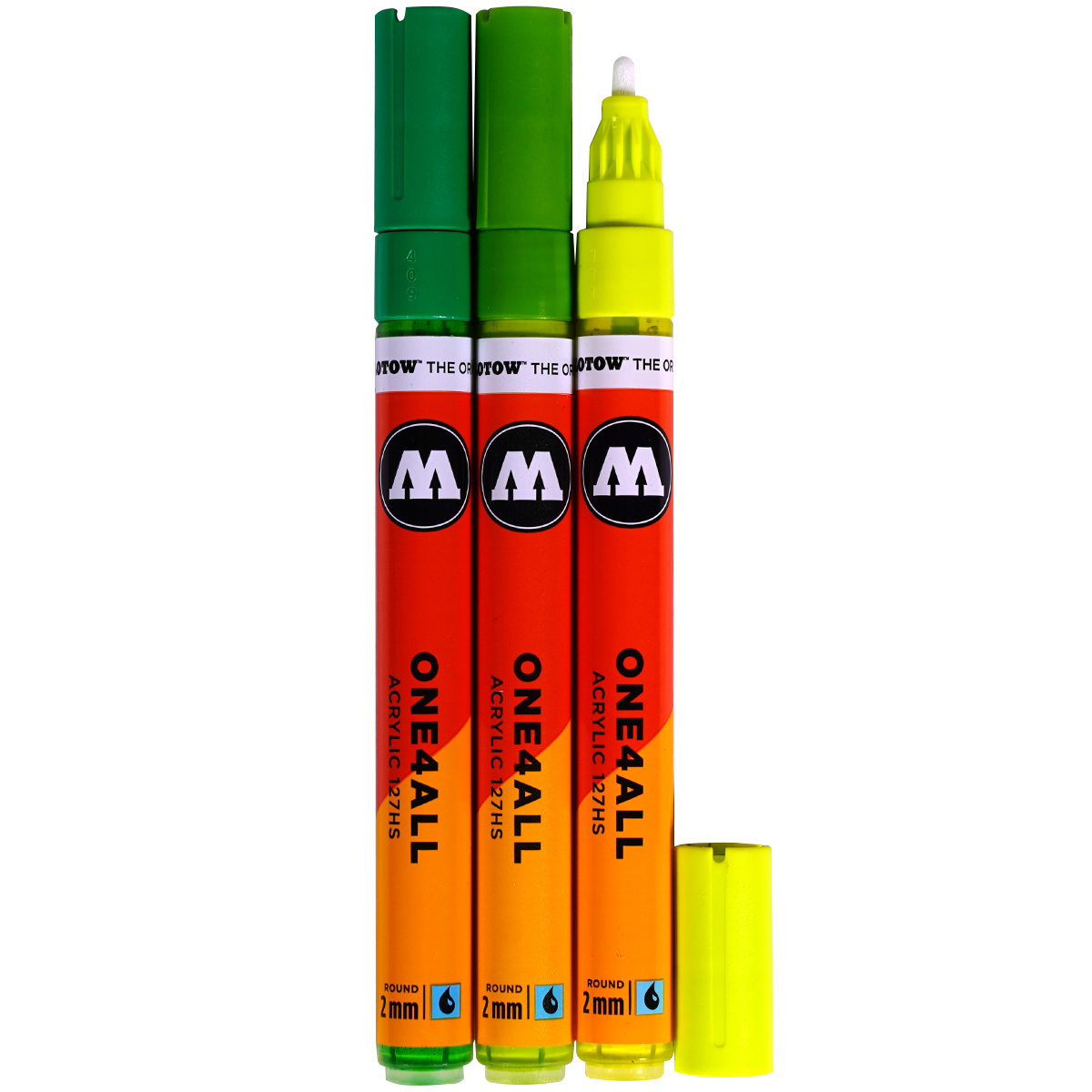 Molotow "127HS" One4all 3er Marker Set (2mm) - Green