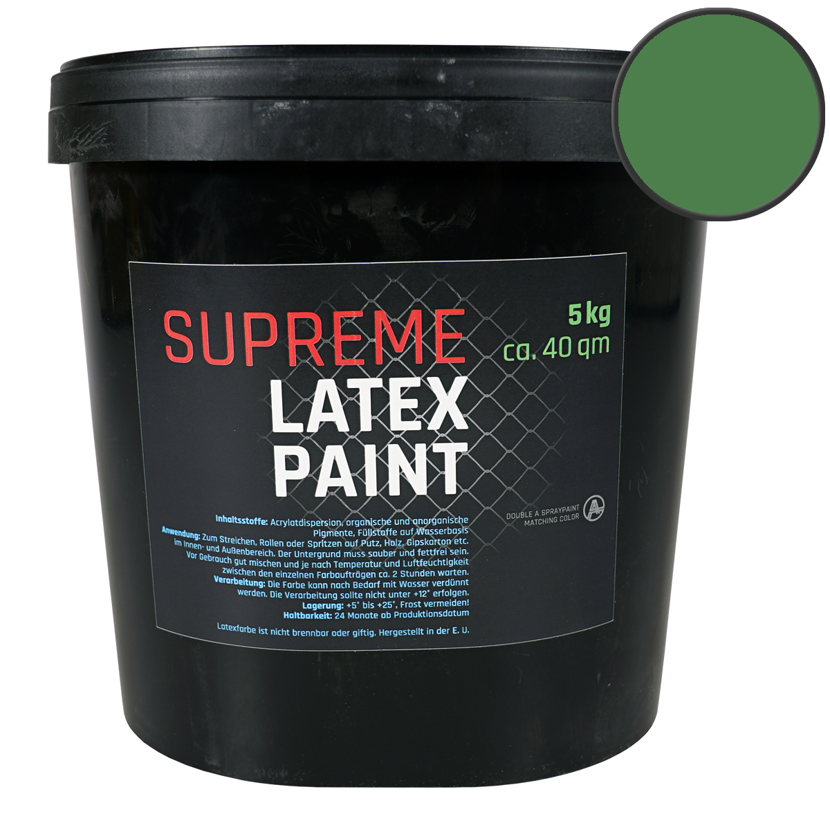 Supreme "Latex Paint" 5kg Strong Verdigis