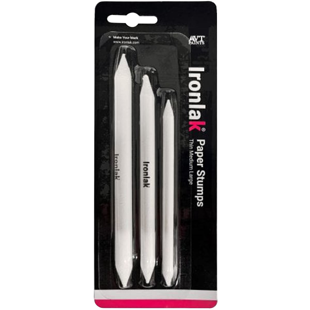 Ironlak "Paper Stump 3er Set" - White