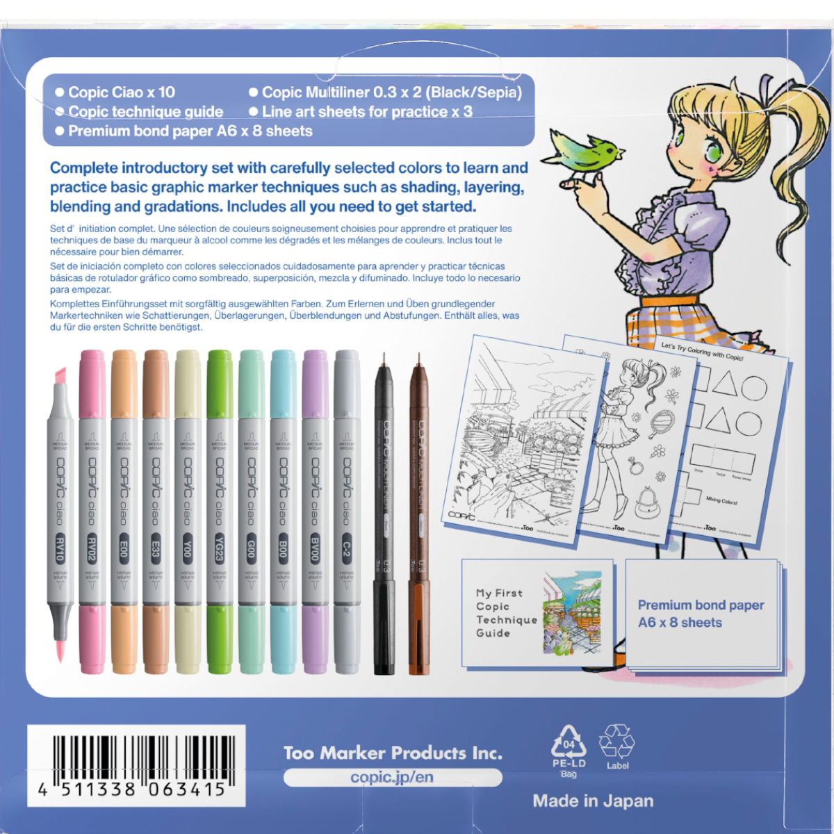 Copic "Ciao My First Copic Starter 12er Set" (24 Teile)