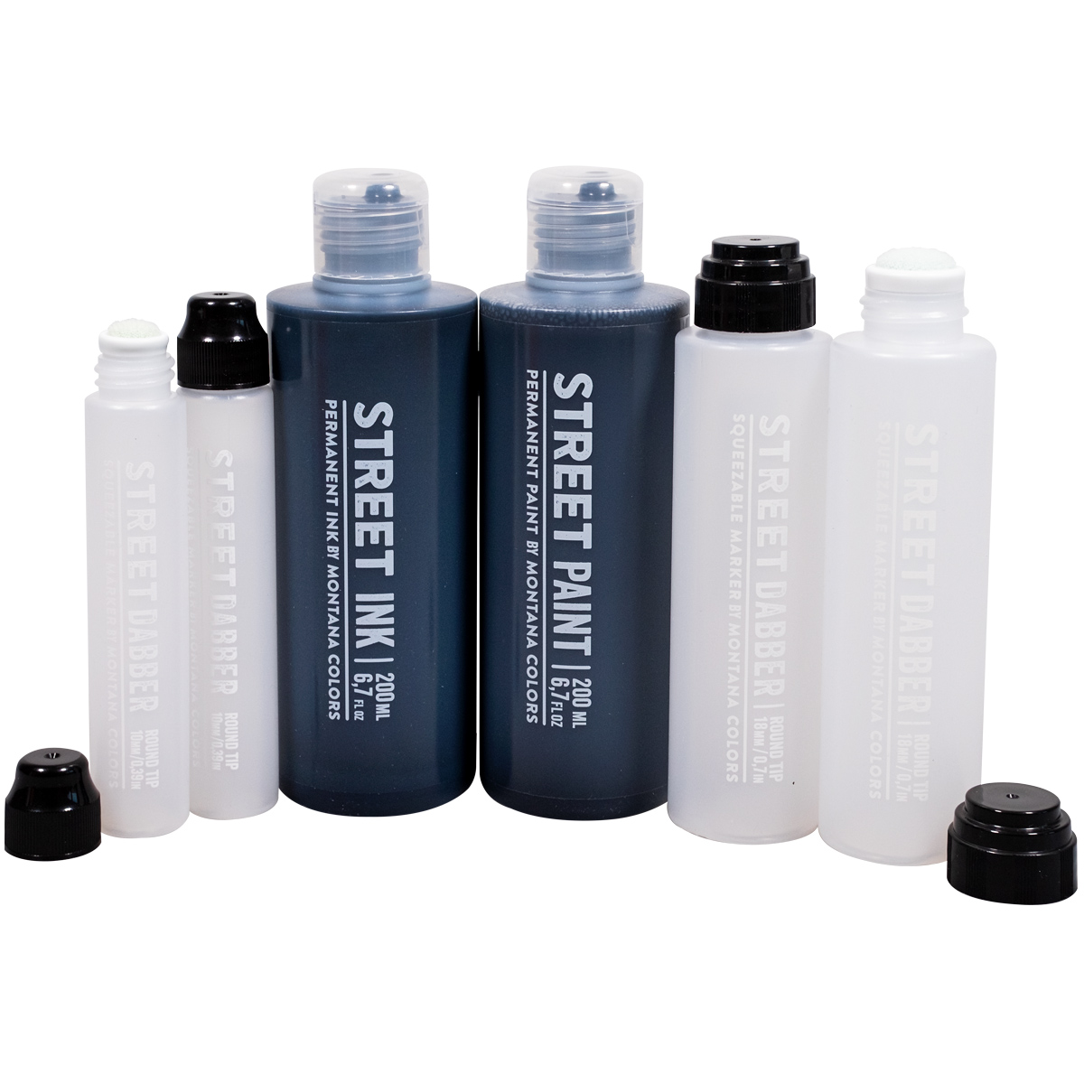 MTN "Street Ink & Paint Refill Set - Black" (2x200ml)