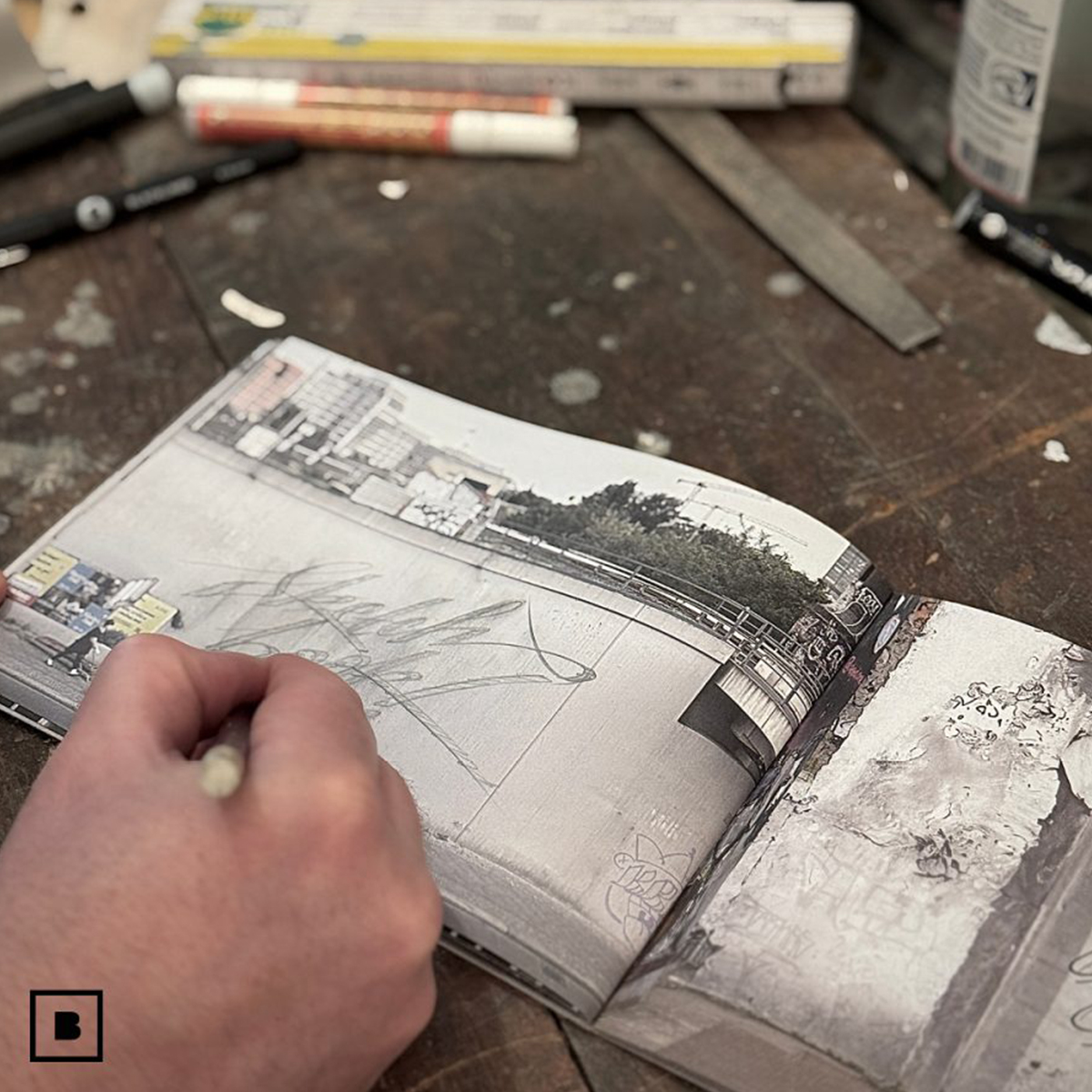 Betonat "Concrete Canvas Sketchbook - Berlin Edition" A5