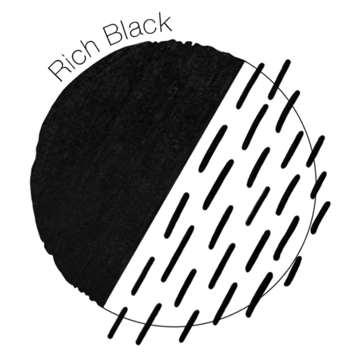 Copic "acrea" Acrylmarker (0,8mm) - 002 Rich Black