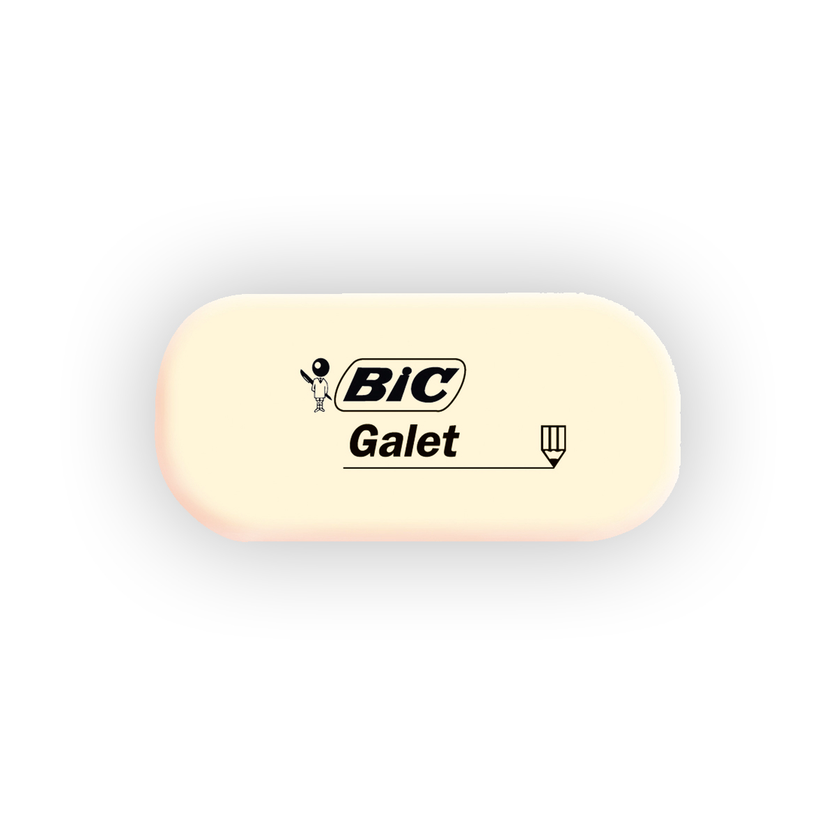 BIC "Galet Radierer" synthetischer Kautschuk (28x13x58mm)