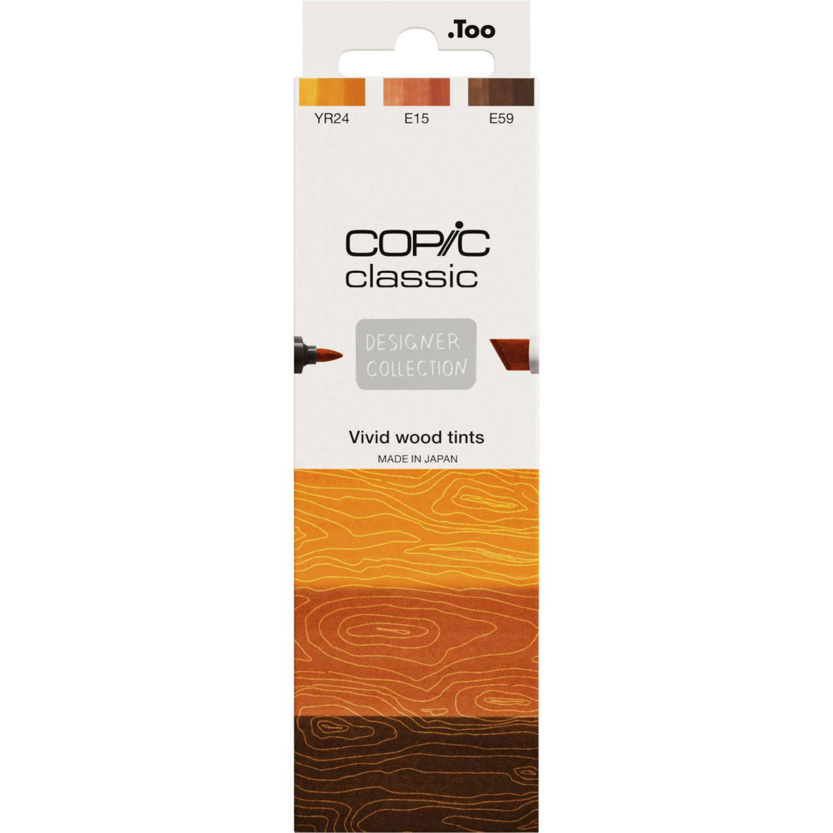 Copic "Classics 3er Set" Layoutmarker - Vivid Wood Tints